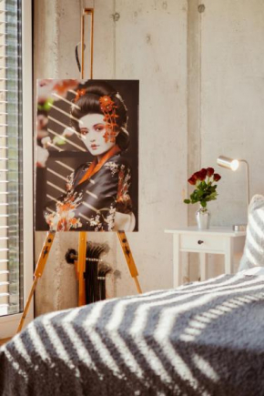 Loft-Apartment - Bestlage am Kurpark mit Terrasse - kostenloses Parken - Küche - Netflix - Waschmaschine
